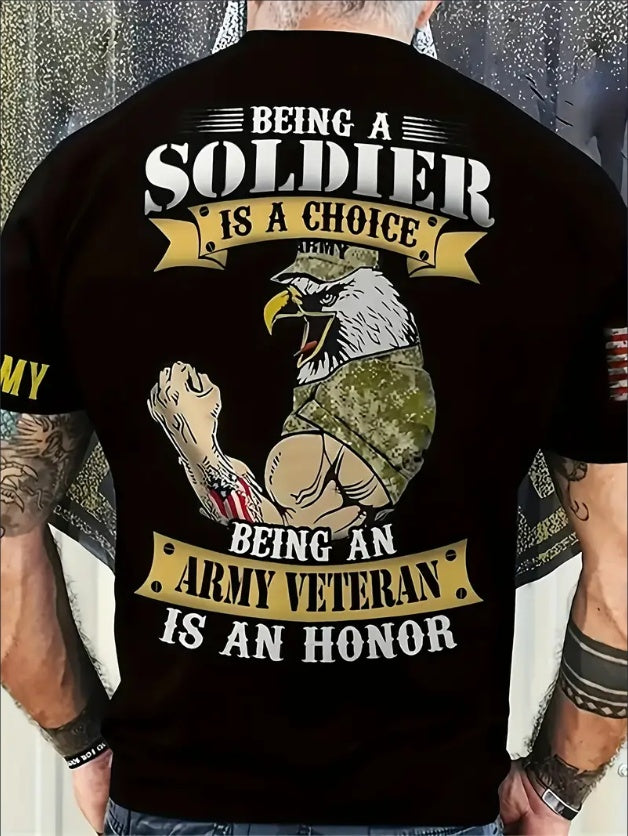 being a soldier is a choice Men's Plus Size T-Shirts