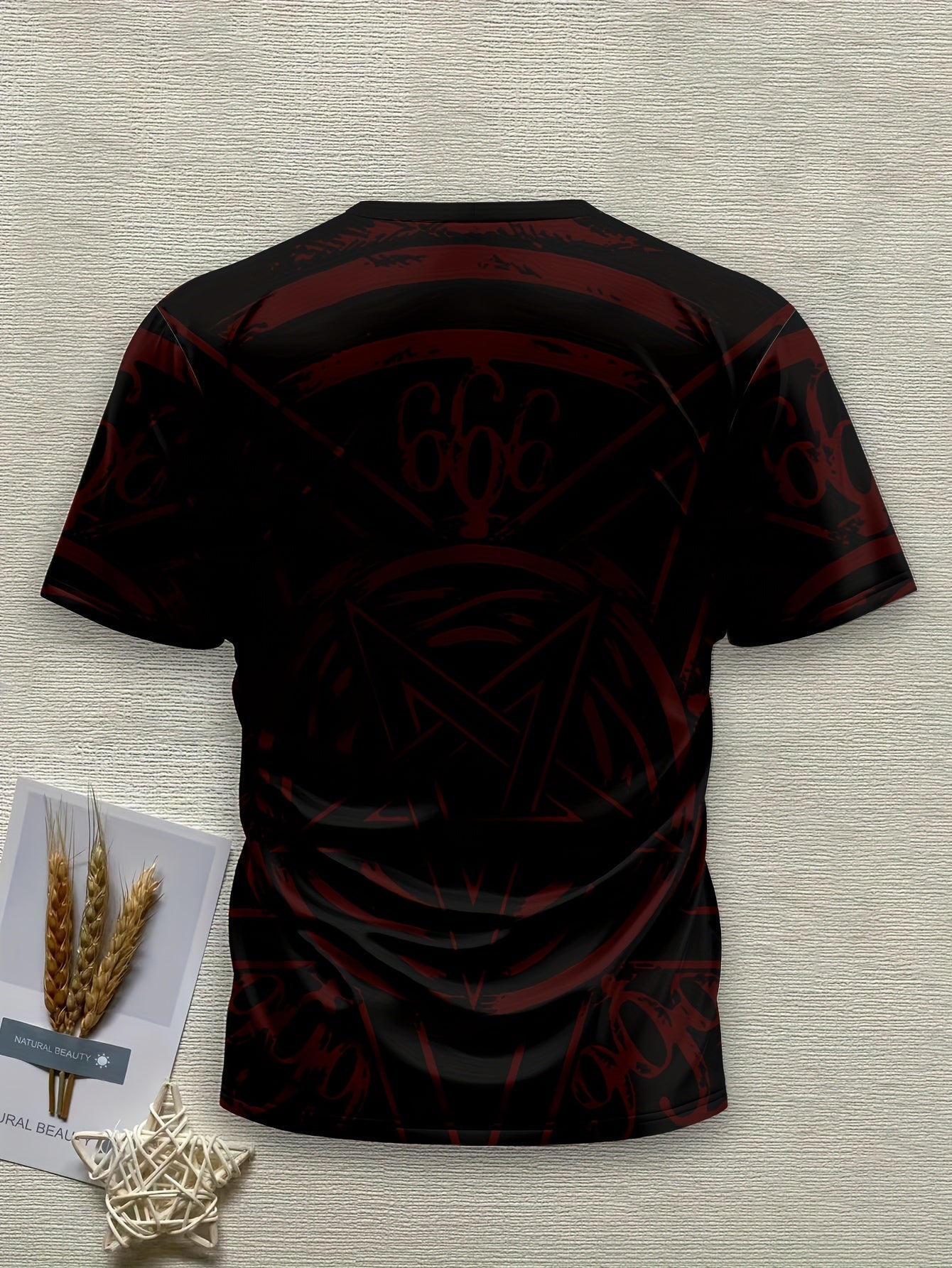 Slipknot Music Men's 3D Printed Pattern T-shirt, Loose Fit