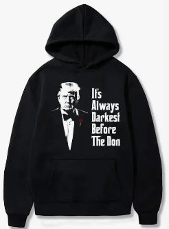 Trump Men's Printed Hoodie